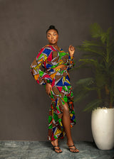 REMI AFRICAN PRINT SKIRT