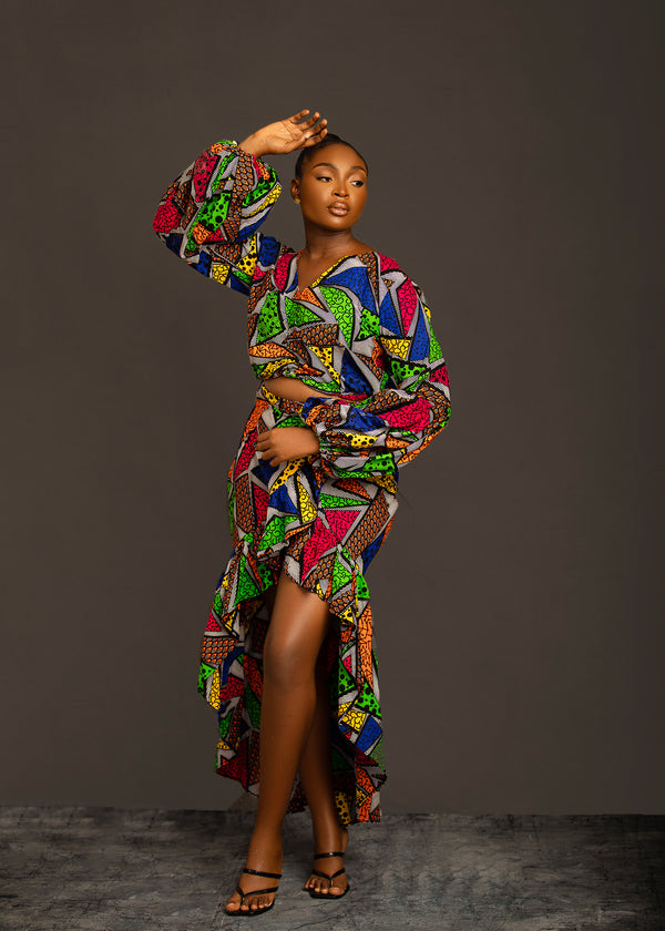 REMI AFRICAN PRINT SKIRT